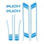 Stickerset Puch Maxi Lines Blue