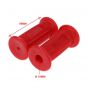 Footrests rubber set Puch Maxi Red