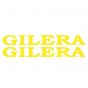 Gilera Word Stickerset Yellow