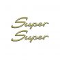 Stickerset Kreidler Super Gold 100X40MM
