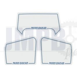 Stickerset Honda MT50 Paris Dakar White / Blue 3-Parts