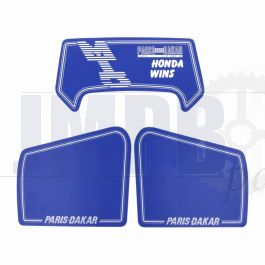 Stickerset Honda MT5 Dakar Honda Wins Blue 3-Parts
