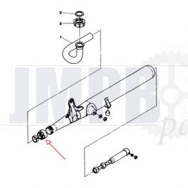 Flange Nut 28MM Exhaust Header Yamaha FS1