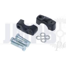 Handlebar clamp set Honda MT50 Black
