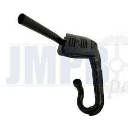 Exhaust with Heat shield Yamaha DT50/80MX