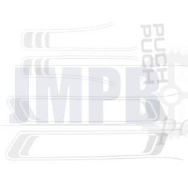 Stickerset Puch Maxi Lines White