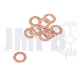 Copper ring 6X10X1,5MM Din 7603A