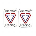 Stickerset "Van Veen Racing" Rectangle