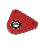 Rear wheel bearing plate Red Rounded Citta / Ciao