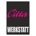 Werkstatt Sticker Citta Black Deutsch