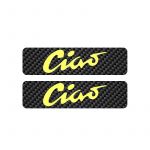 Tank stickers Ciao Carbon/Yellow