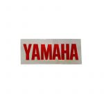 Sticker Yamaha Red on Chrome 51X20MM