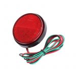 Reflector Red Led Round 60MM M6 Bolt