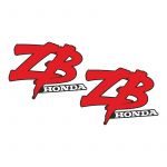 Stickerset Tank Honda ZB50
