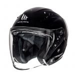 Helmet Jet Avenue SV MT Black Gloss
