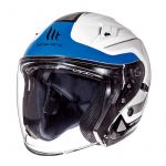 Helmet Jet Avenue Crossroad MT White/Blue