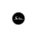 Sticker Solex Logo Round Black/White 41MM