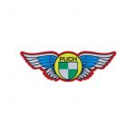 Sticker Puch Wings Red/White/Blue