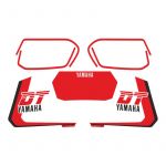 Stickerset Yamaha DT Black/Red/White