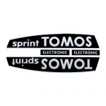 Stickerset Tomos Sprint Electronic Black/White