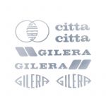 Stickerset Gilera Citta Chrome 7-Pieces