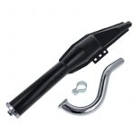 Exhaust Puch Maxi Fuego Cross Black 28MM