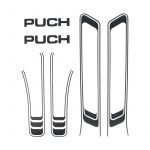 Stickerset Puch Maxi Lines Anthracite Metallic A-Quality