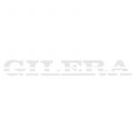 Gilera Sticker `Turbo` White 235X28MM