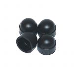 Set Covers Black Smooth Mounting set Shock absorbers Citta 