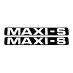 Stickerset Maxi-S Black/White 172X23MM