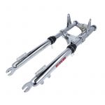 Front fork Puch Maxi Chrome / Short + Brake caliper mounting