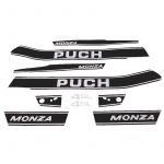 Stickerset Puch Monza 4SL Black/White