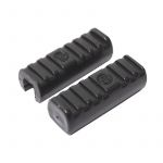 Footrests rubber set Puch Monza With Logo