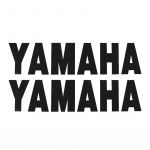 Stickerset Yamaha Black Big