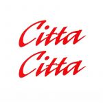 Sticker set Citta Word Red