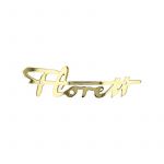Kreidler florett k54 lf LH LFH lf-f pegatinas logotipo emblema oro/negro 38mm 