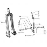 Front fork Vespa Ciao