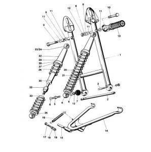 Swingarm Kreidler RS