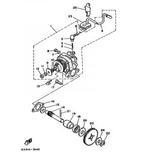 Oil pump Yamaha DT50MX