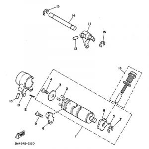 Shift forks Yamaha DT50MX