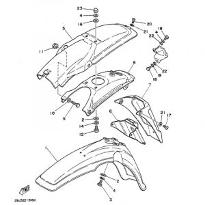 Fenders Yamaha DT50MX
