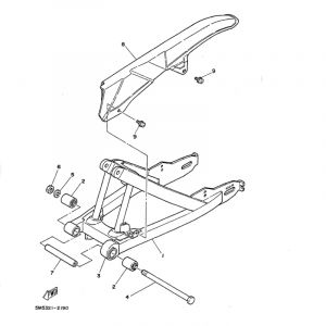 Swingarm Yamaha DT50MX
