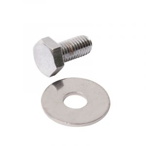 Bolt & Ring Chrome Upper plate Kreidler