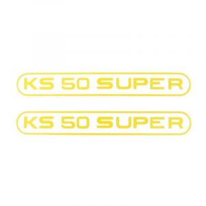 Stickerset Tank Zundapp KS50 Super Yellow