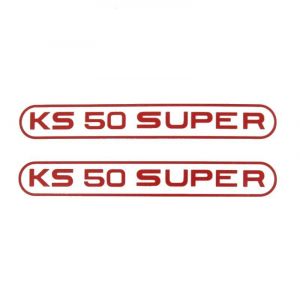 Stickerset Tank Zundapp KS50 Super Red