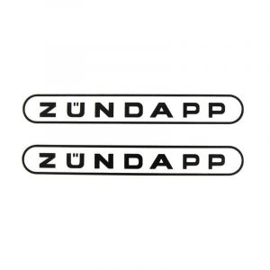 Stickerset Tank Zundapp Word Black