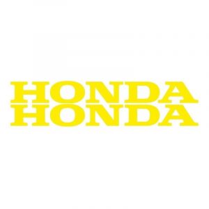 Stickerset Honda Word Yellow 22CM