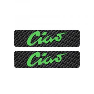 Tank stickers Ciao Carbon/Green