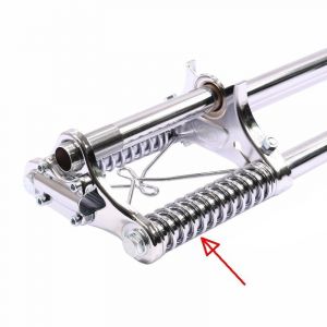 Spring set Topside EBR 28MM Front fork 