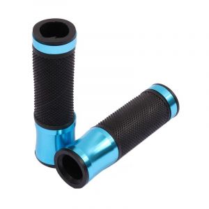 Handle Grips CNC Black - Blue